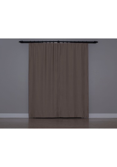 Blackout Fon Perde Koyu Nohut Rengi Karartma Özellikli Koyu Nohut