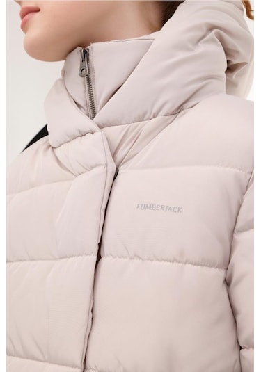 Lumberjack Wl Karına 3sn36 4pr 101782404 Kadın Mont Açık Bej