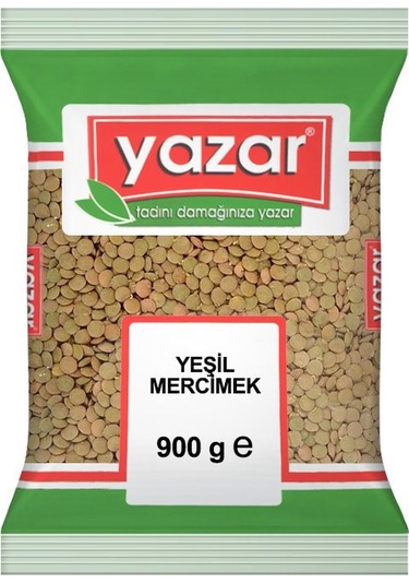 Yazar Yeşil Mercimek 900 G