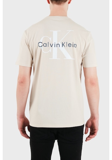 Calvin Klein Erkek T Shirt Lv14rf852g 2jx Bej