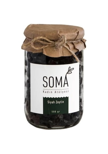 Siyah Zeytin Boyasız Katkısız 500gr-2651