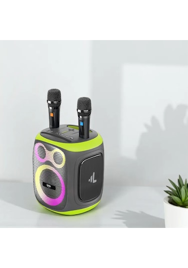 M421 Premium Çift Mikrofonlu 120w Ekstra Bas Bluetooth Hoparlör