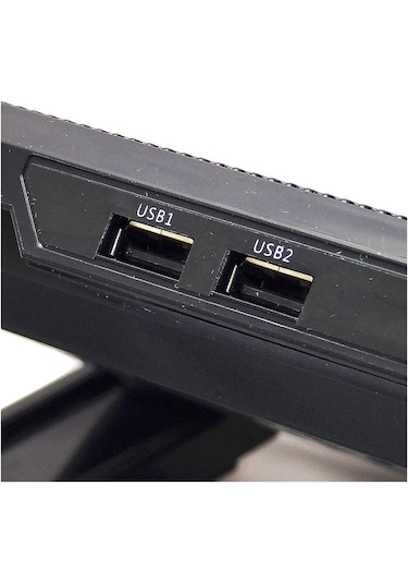 Notebook Soğutucu 6 Fanlı Yükseklik ve Fan Ayarlı Lcd Göstergeli