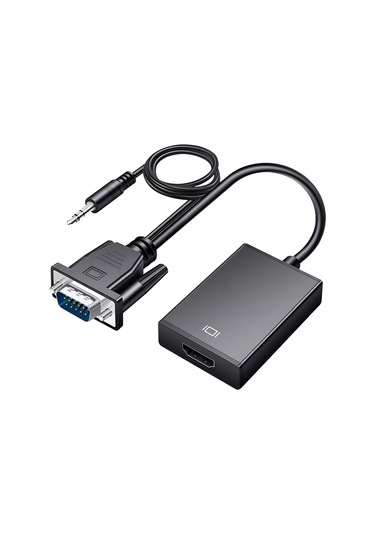 Sones Hdco-vgam2 1080p Vga Erkek - Hdmı Dişi Dönüştürücü 3,5 Mm Ses Kablosuyla