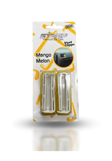 Steep Ultimate Araç İçi Klima Kokusu Klipsli 4 Adet Mango & Melon Mango Ve Papaya