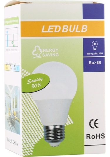 Sones 7w 630lm Led Enerji Tasarruflu Ampul Beyaz Işık 6000-6500k Ac 85-265v