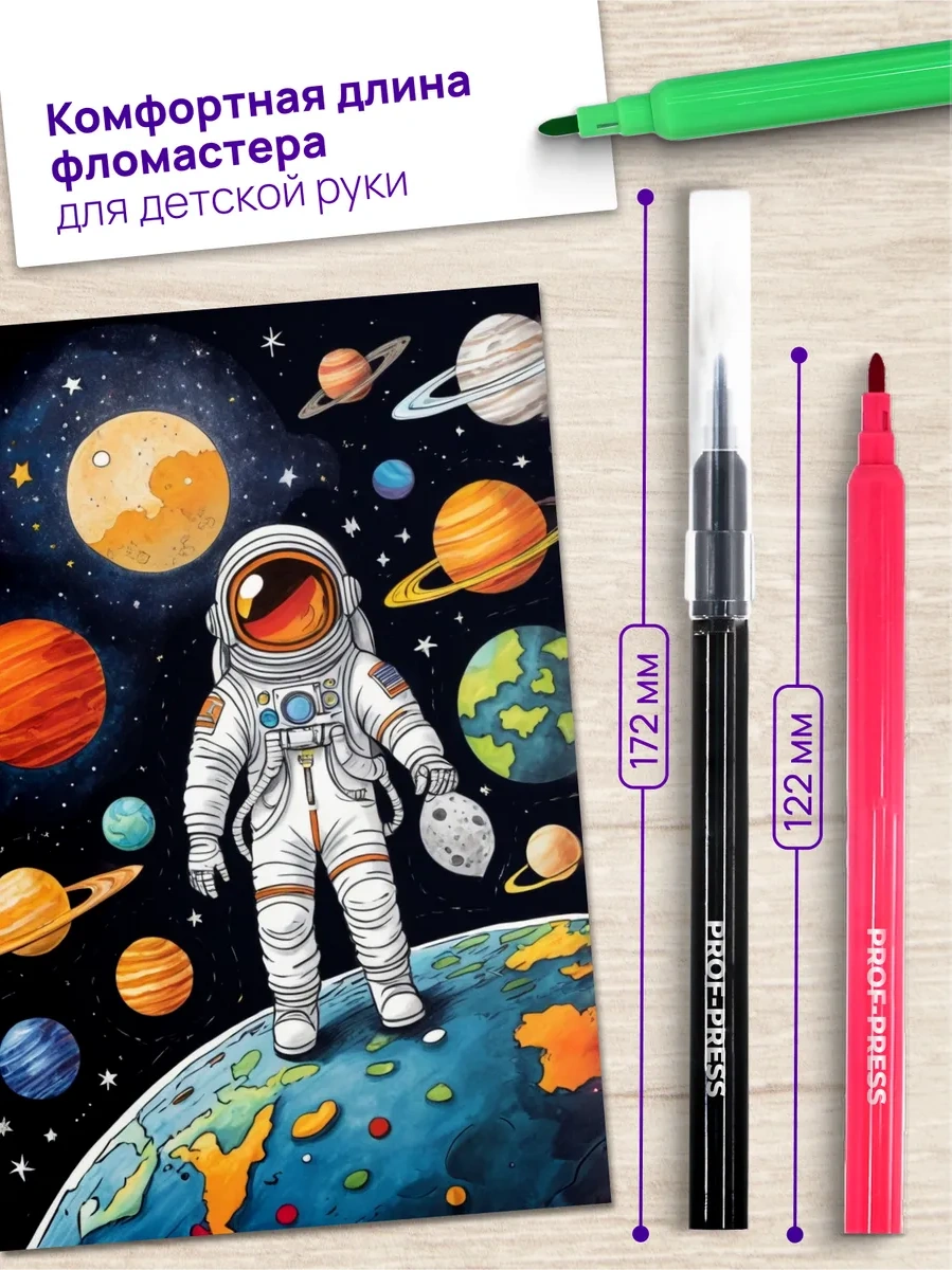 Prof-press 24 Renkli Su Bazlı Keçeli Kalemler 384816685