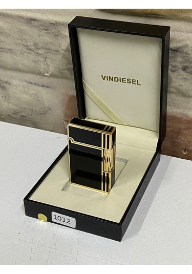 Vindiesel Marka Düz Siyah Sarı Renk Dik Çizgili Desenli Gazlı Mod