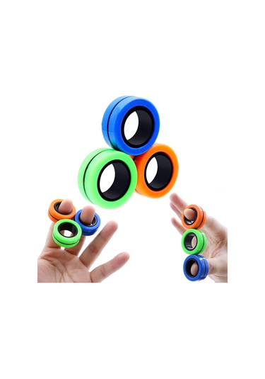 Manyetik Stres Yüzüğü Fidget Ring