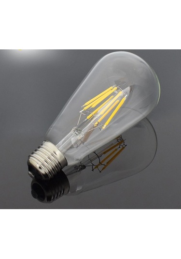 3 Adet Ct 4353 G Cata 8W Rustik Led Ampul Günışığı 3200K E27 Duy