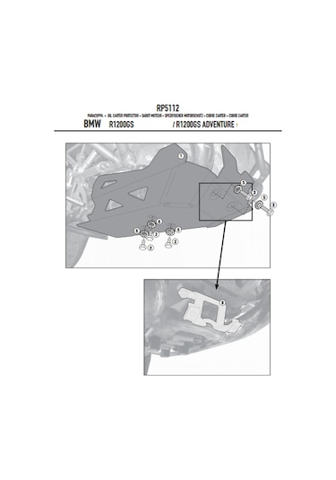 Givi Rp5112 Bmw R1200Gs - R1200Gs Adventure 13-18 - R1200R Rs