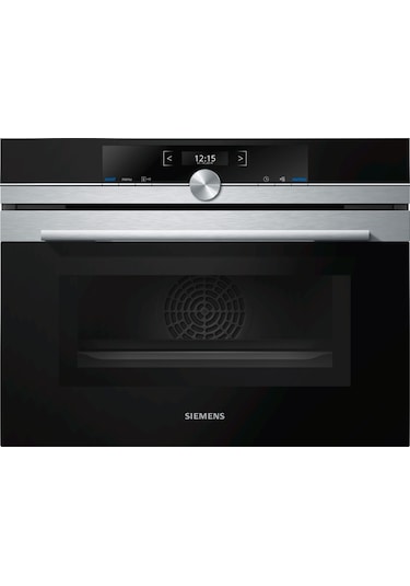 Siemens iQ700 CM633GBS1 45 LT Ankastre Fırın Siyah