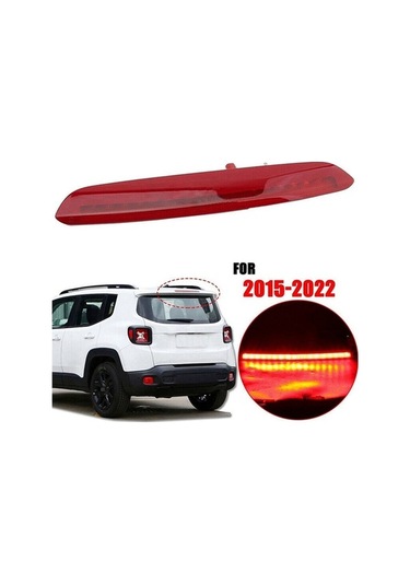 Novahub Yüksek Üçüncü Stop Sinyal Renegade Monte Lambası Lambası Lamba Jeep Için Fren Donanımı Araba 8247167aa 2015-2022 Md