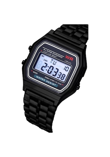 Walter Resist Wr Dijital Saat -Siyah