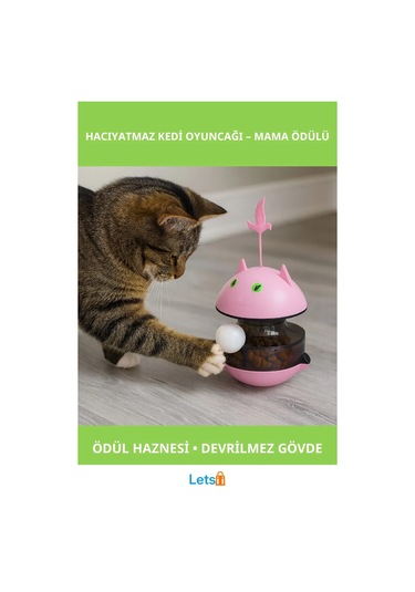 Mama Ödüllü Hacıyatmaz Kedi Oyuncağı Eğlenceli Oyun