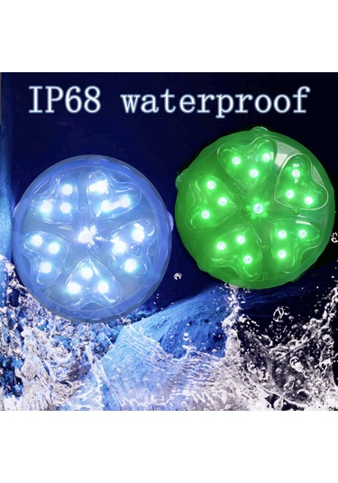 Neevoyu Ip68 Su Geçirmez Rgb 13 Renkli Püskürtmeli Havuz Işığı, Kumanda Kontrol, 4 Mod, Akvaryum/banyo Uygun