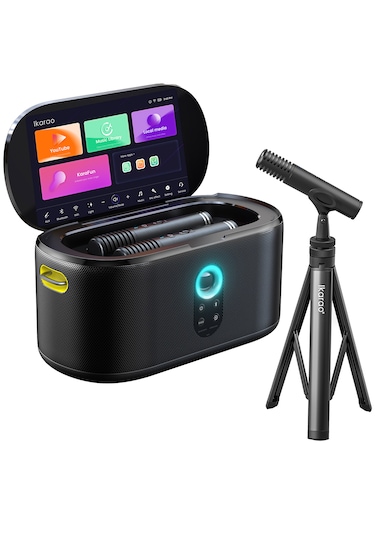 Ikarao Partybox Shell S1 280 W Karaoke Seti + Mikrofon Standlı