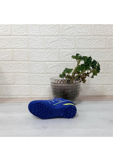 Jump 29143 Saks Mavi- Sarı Erkek Çocuk Halı Saha Futbol Ayakkabı 001