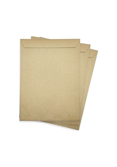 Zarf A4 Boyutunda Kraft Torba Zarf 24x32 Cm - 50 Adet