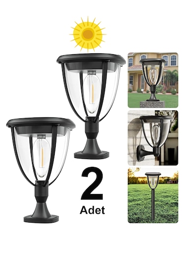 Greentech Güneş Enerjili Led Aydınlatma 2 Adet / GT-SL21