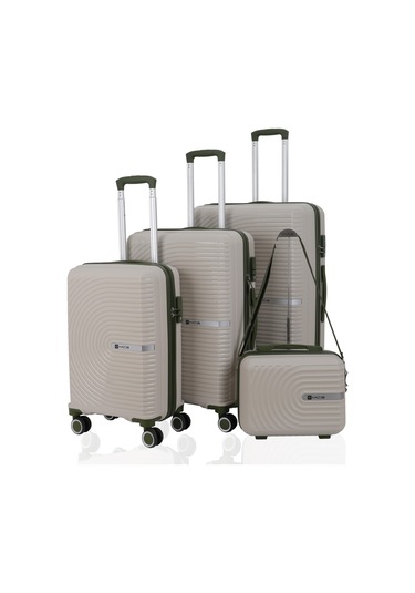 Mçs Polipropilen 4lü Valiz Seti V374 S24sy1000083-set 11150 Kemik/haki