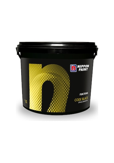 Nippon Code Black  İç Cephe Siyah Plastik Boya15Lt
