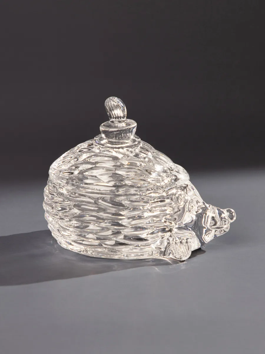 Lefard Cam Havyar Kasesi 'kirpi' Kapağıyla 135 Ml 164695574 Beyaz