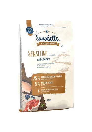 Sanabelle Sensitive Glutensiz Kuzu Etli Kedi Maması 8 Kg