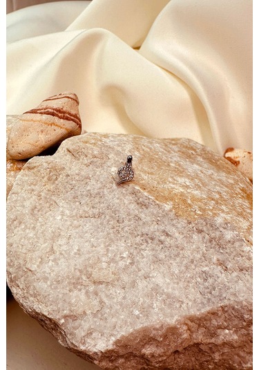 İ Taşlı Kobra Kıvrak Yılan Tasarım Gümüş Renk Stainless Steel Çelik Piercing Tragus Helix Gümüş