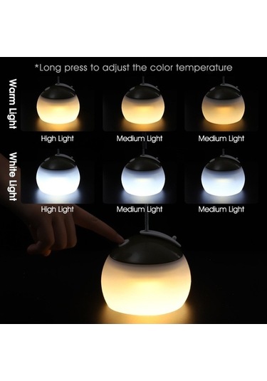 Dancemonkey Vintage Sarjli Sarı Kanca Kamp Işığı, Güç Fonksiyonlu, Cbtx Banka Bahçe Asma Açık - Zz Altın