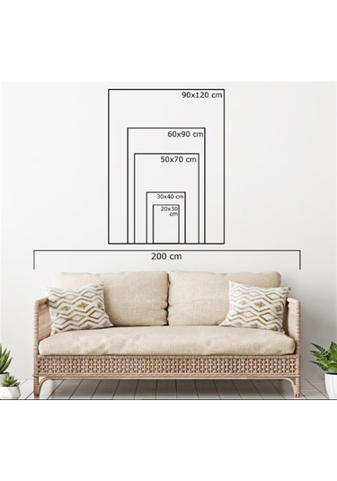 Adalet Simgeleri Üçlü Çerçeveli Mdf Tablo Seti-174305