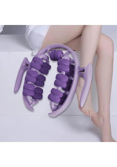 Besthome1 Suntek Kol Uyluk Vücut Geliştirme Ekipmanları İçin Masaj Mor Masaj Rulosu Mor