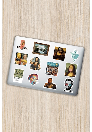 Art Sanat Tasarımlı Laptop Notebook Tablet Telefon Sticker Set 009