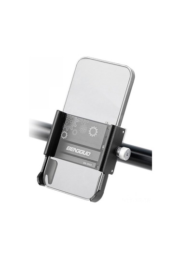 Moly Alüminyum Bisiklet Telefon Tutucu, Motor/navigasyon Stantı, Kolay Erişim, Siyah Model