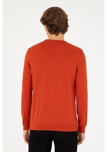 U.s. Polo Assn. Erkek Kiremit Kazak /triko 50288888-vr031 Kiremit