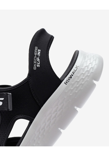 Skechers Go Walk Flex Sandal-easy Entry Erkek Siyah Sandalet 229210 Bkgy Siyah