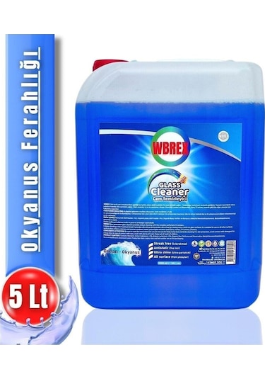 Wbrex Ekonomik Boy Profesyonel Cam Temizleyici 5 L