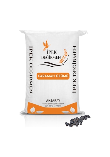 İpek Değirmen Karaman Kara Kan Üzümü 1 KG