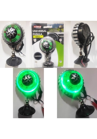Carub Vantuzlu Işıklı Pusula Nostalji Model Büyük Boy Br5201302 1 Adet