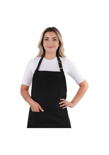 T.concept Sevilya Ayarlanabilir Askılı Yüksek Kaliteli Pamuk Mutfak Önlüğü 60x80 Cm