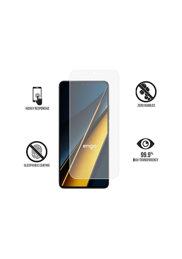 Xiaomi Poco X6 Pro Ekran Koruyucu Mat Parmak İzi Bırakmaz