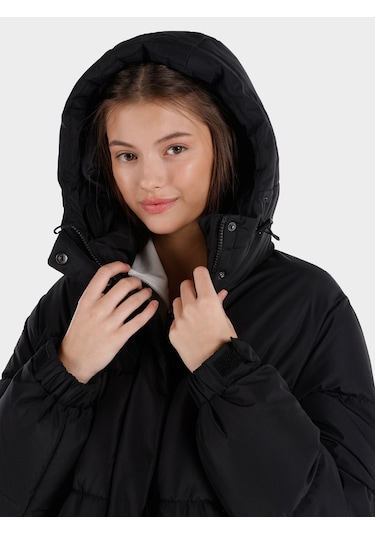 Colins Regular Fit Siyah Kadın Kaban Cl1065789 Siyah
