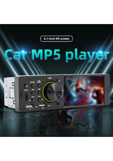 4.1 İnç Tek Din Araba Stereo Bt Mp5 Çalar Fm Radyo Alıcısı Desteği Tf/u-disk Oynatma Usb Şarj Eller Serbest Arama Ters Görüntü Ve Direksiyon Kontrolü