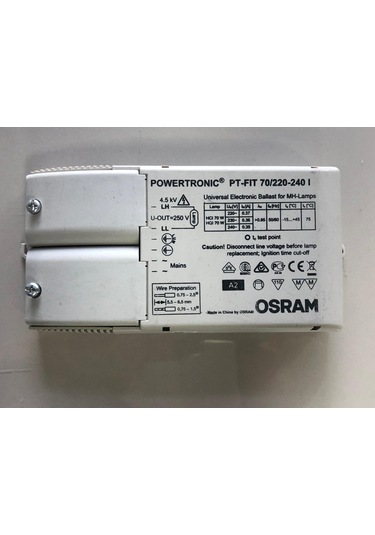 Osram Metal Halide Elektronik Balast Powertronic Pt-fıt 70w/220-