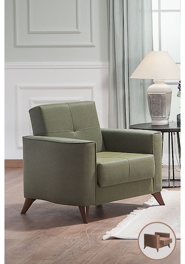 Modalife Star Berjer Yataklı Yeşil