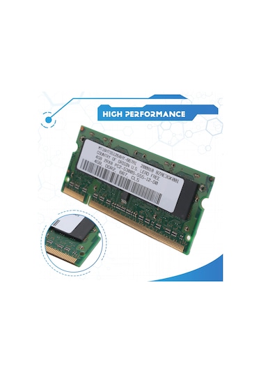 Ddr2 4gb Laptop Ram Bellek 667mhz Pc2 5300 Sodımm 1.8v 200 Pin