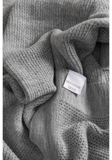 Miel Gri Akrilik Çocuk Battaniyesi 33661 80x100 Kh-33661 Gri