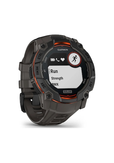 Garmin Instinct 3 50 Mm, Solar Kömür Siyahı Siyah - Yeşil