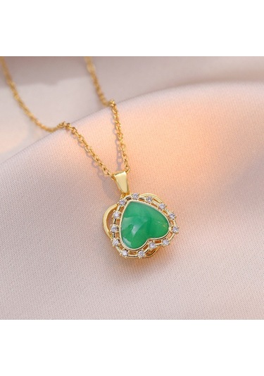 Bayan Kolye: Moda Estetiği Titanyum Çelik Kolye No.242 Çok REnkli