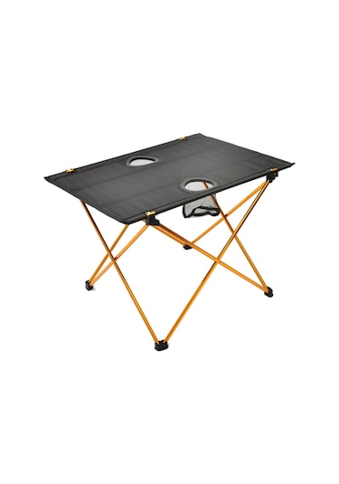 8249 Açık Ultra Hafif Alüminyum Katlanır Masa Küçük Taşınabilir Piknik Masası Orange Turuncu
